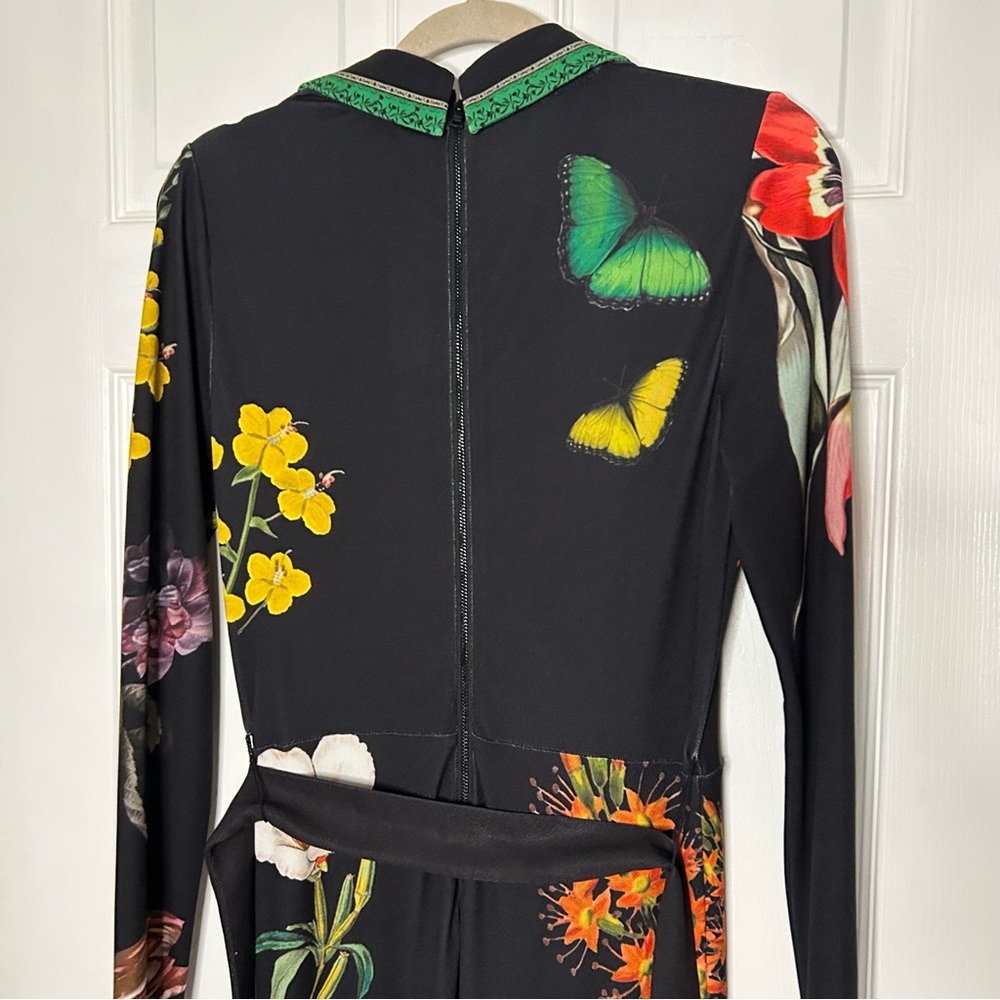 Alice + Olivia Melinda Wide Leg Wrap Jumpsuit - Picture 13 of 16